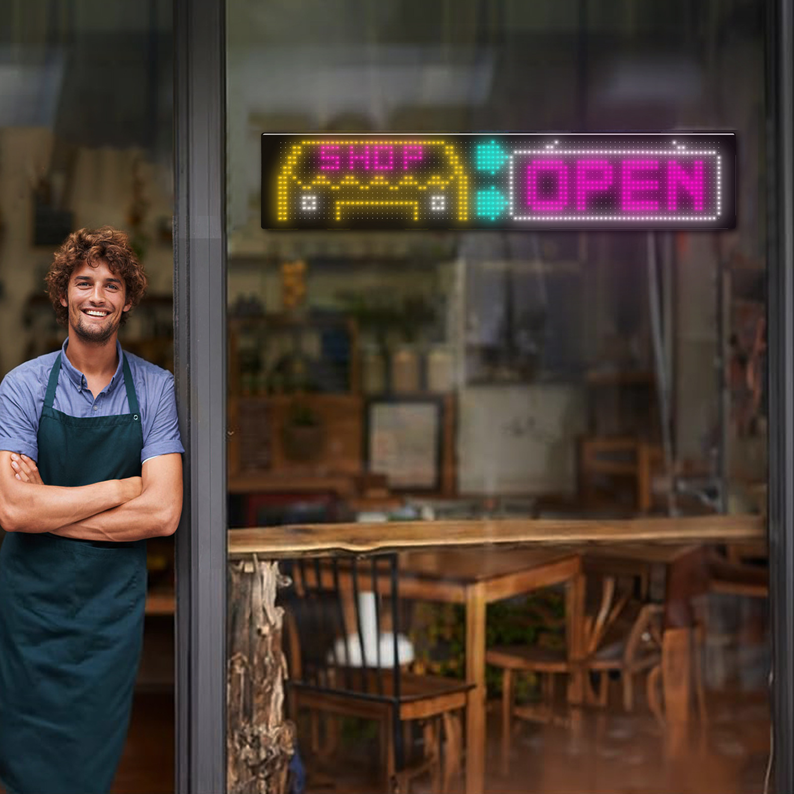 Pantalla flexible Serie completa Pantalla suave LED Coche Pantalla flexible APP Pantalla Bluetooth Pantalla de ventana comercial Fábrica de origen