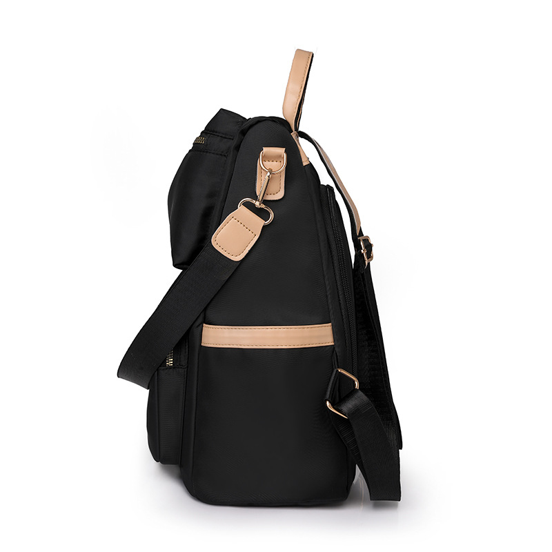 Mochila antirrobo para mujer 2025 primavera nuevo estilo color de contraste mochila para mujer moda viajero multifunción mochila de doble uso