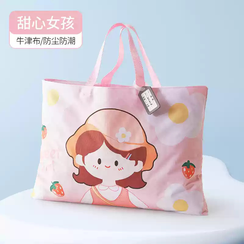 卸売子供キルト収納防水オックスフォードキルトバッグかわいい漫画幼稚園キルト収納袋トートバッグ|undefined
