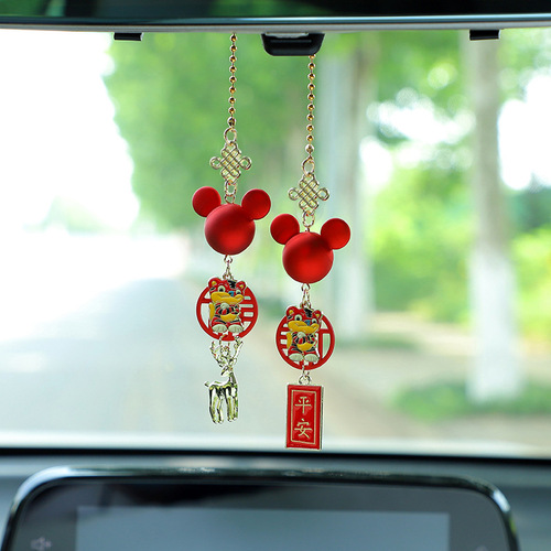 Have a safe journey, car pendant, car safety charm pendant, car Kuaishou rearview mirror pendant