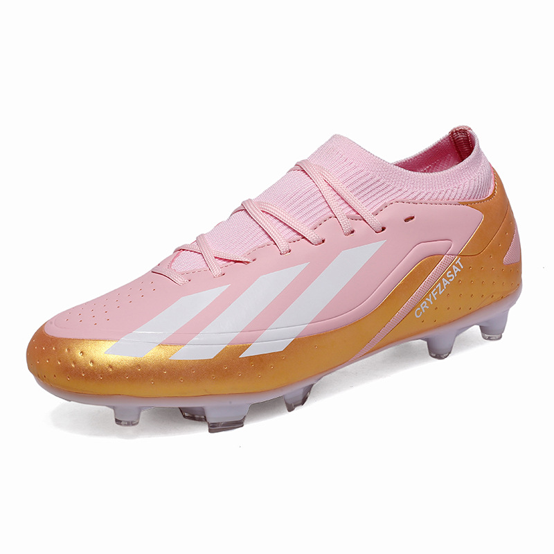 Nuevos zapatos de entrenamiento de clavos largos para hombres y mujeres, zapatos de fútbol transfronterizos, zapatos de fútbol para estudiantes de educación física juveniles, fábrica directa