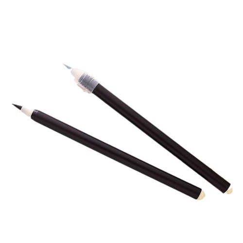 DeLi 6589 Brush Copying Pen with Built-in Ink Soft Head for Calligraphy Practice and Writing without Need to Dip in Ink Beautiful Pen 