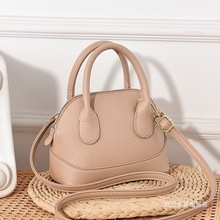 女士包包2025新款时尚洋气单肩斜挎包软皮感手提贝壳包