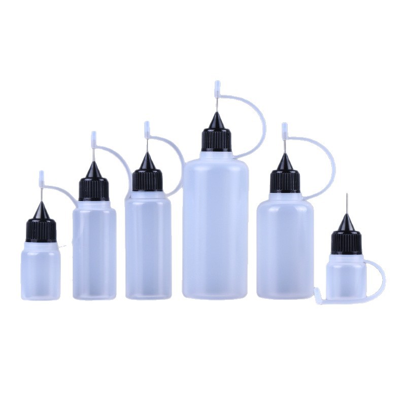 ニードルボトルスポット卸売 10 ミリリットルタトゥー液体クリームスクイズボトル黒遮光ボトル 30 ミリリットルスモークオイルネイルリムーバーボトル