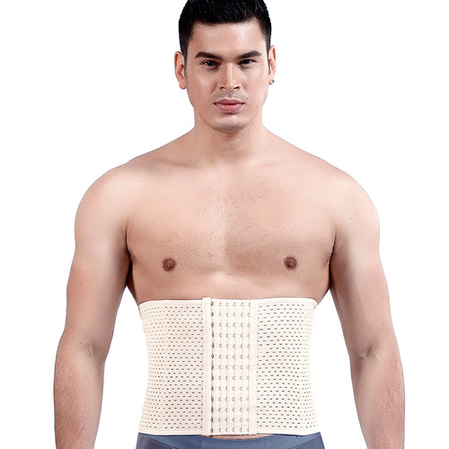 Men's fitness waist support to reduce beer belly tight sports girdle to tighten waist and tighten belly shaping underwear