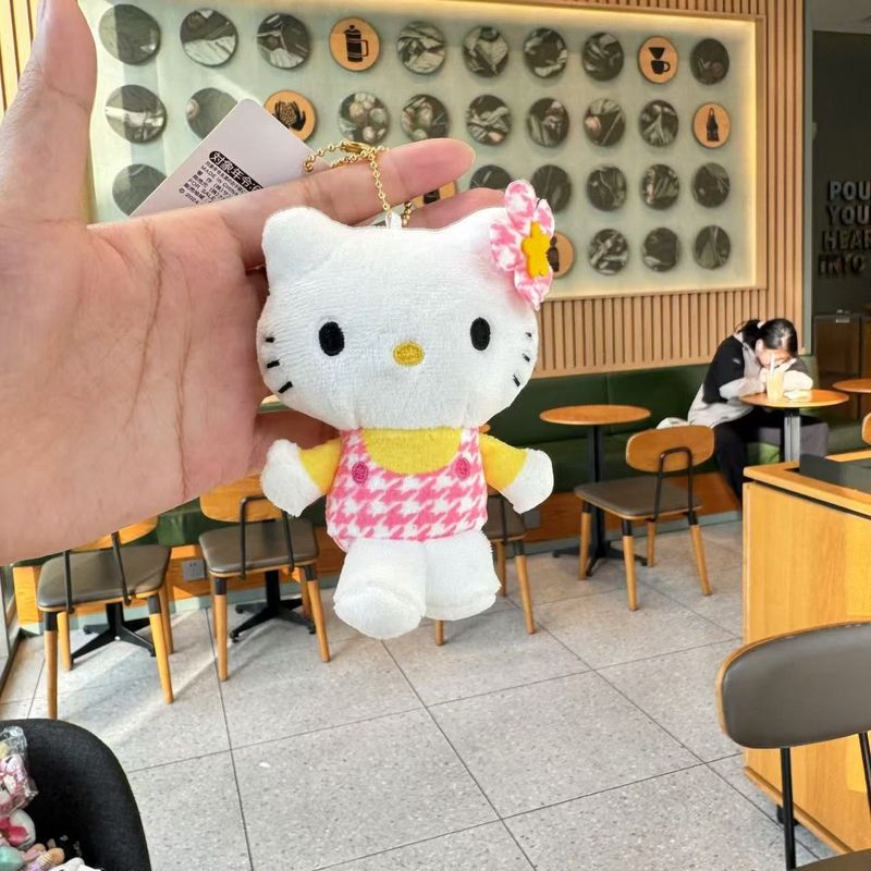 卡通动漫网红明星同款KT猫系列钥匙扣挂件女生背包饰品kt挂饰批发|undefined
