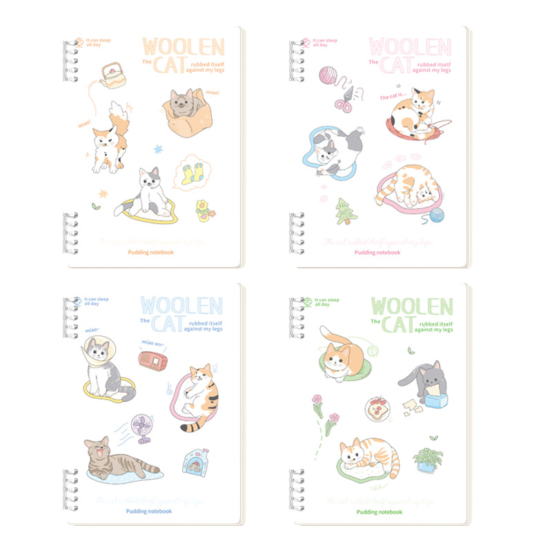 Todas las series b5 pequeños animales desmontables hojas sueltas ins estudiante de alto valor A5 cuaderno de línea horizontal lindo dibujos animados