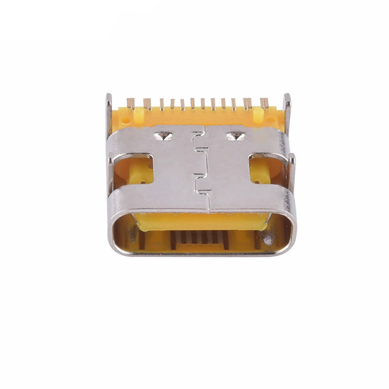 TYPE C материнская посадка 16Pin четырехpinовая плата заплатка желтая лента хранение быстрая зарядка USB разъем Car TYPEC