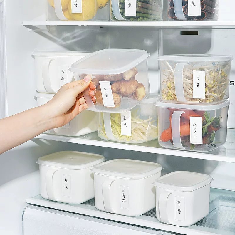 Small square storage system, plastic storage box, handle