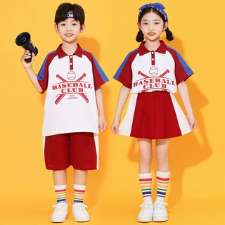 六一儿童啦啦队演出服学院风夏季小学生运动会服装开幕式衣服班服