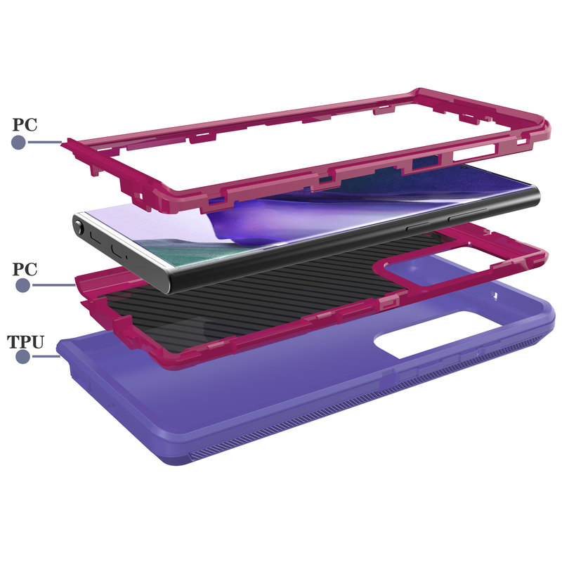 For Samsung S22/PRO/ULTRA three-proof robot mobile phone case 360 all-inclusive military anti-fall protective cover