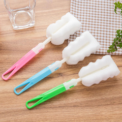 Collapsible and detachable short sponge cup brush glass cup independent packaging gift bottle brush cup brush bottle brush