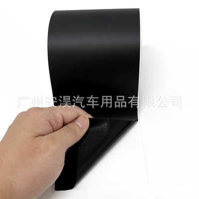 Auto Color Change Film – Skin Car Body Sticker Film - matt-black-with-paper-tube-3900cm