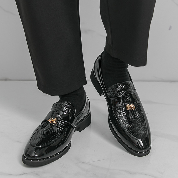 autumn shoes pointed-toe English style