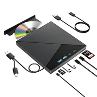 7-in-1 multi-function external optical drive USB Type-C burner laptop mobile DVD hub