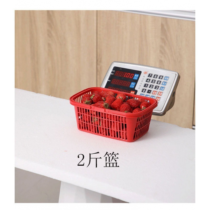 ヤマモモとブドウのピッキングバスケット、ポータブルブルーミルクティープラスチック桃園ブルービワレッドベリーバスケット、ドロップシッピング|undefined