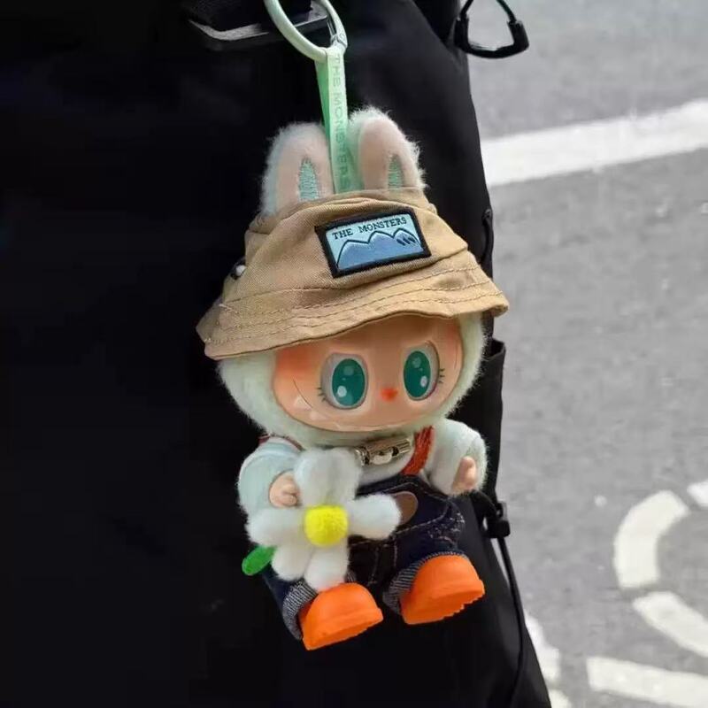スポット17cmラブブ服春野オーバーオール帽子セット第3世代ラブブベビー服工場卸売|undefined