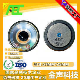 AEC品牌厂家外径57MM圆形防水外磁喇叭多媒体音箱音响扬声器