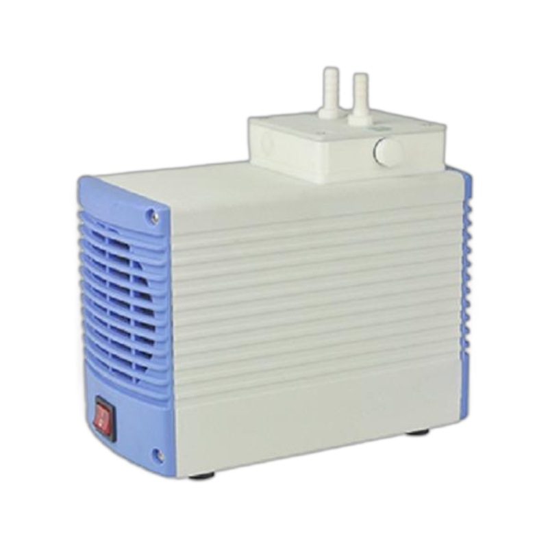 Bomba de vacío de diafragma neumática sin aceite de miniatura de succión de aire de presión positiva y negativa para laboratorio