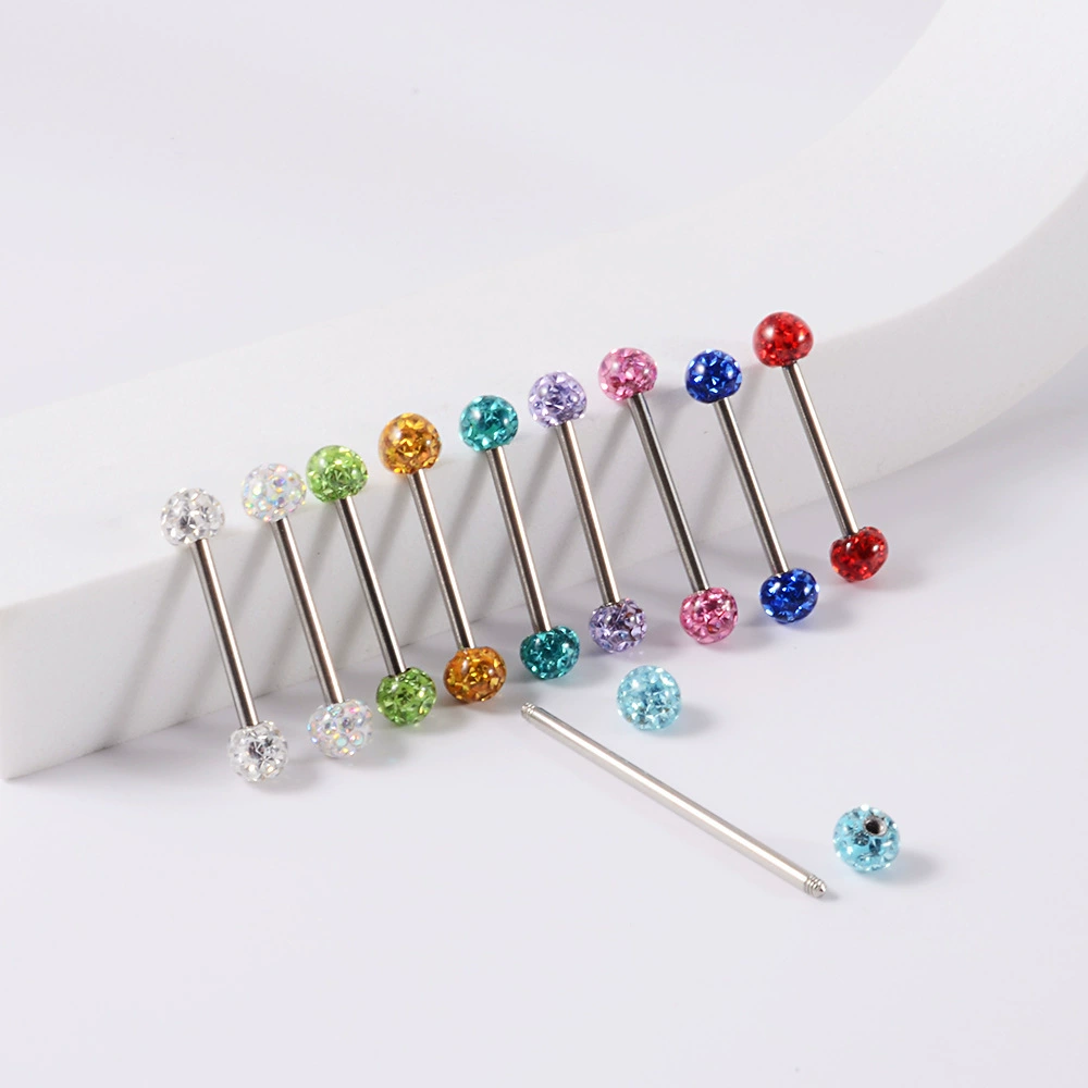 Tongue piercing, earrings, set, Amazon