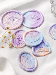 Valentine's Day Fire Paint Seal Head Suidisi Chinese Valentine's Day Copper Head Wholesale Fire Paint Wax Gift Packaging Handmade DIY