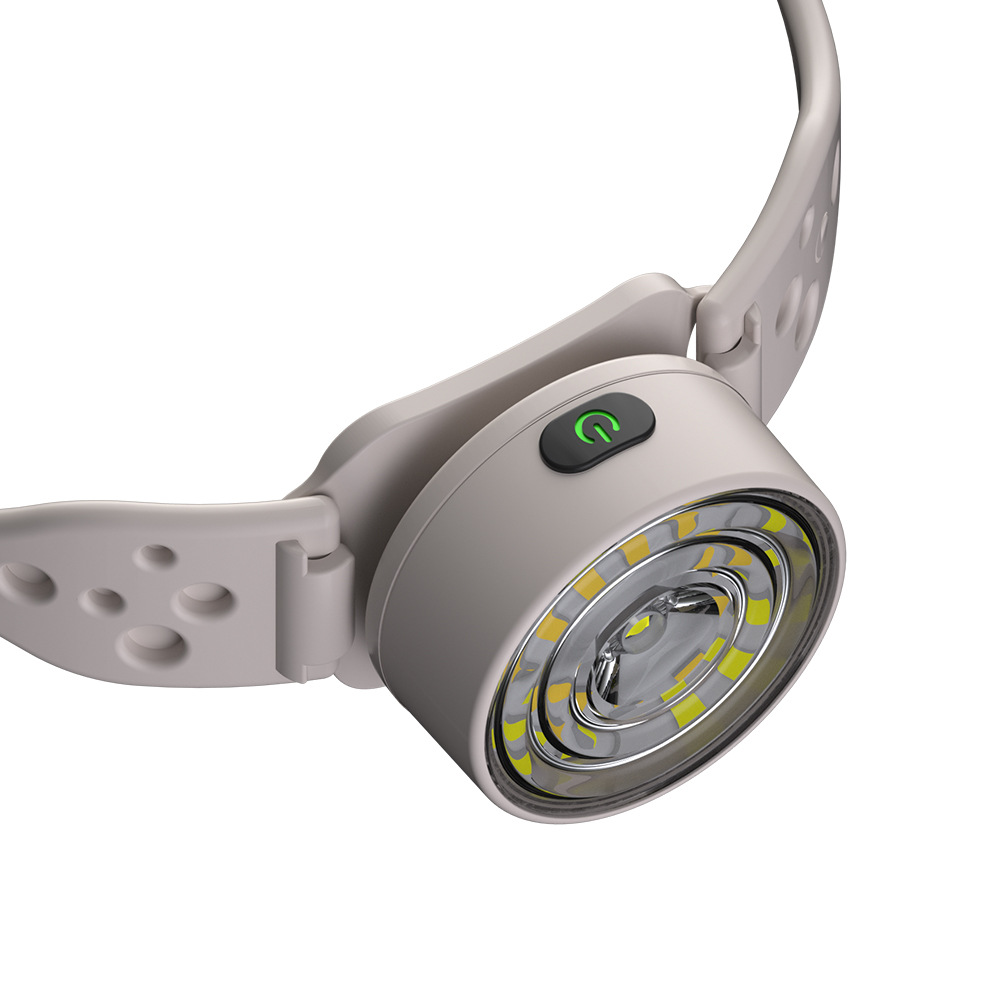 Transfronterizo nuevo faro ligero tricolor atenuación 90 ° carcassina blanco simple anillo fuerte faro de luz