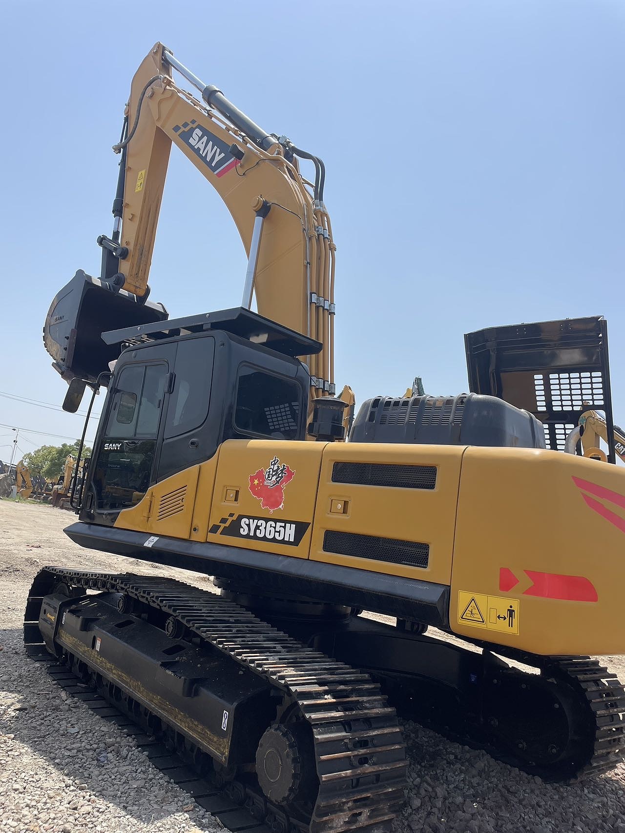 Exportación de comercio exterior de segunda mano Sany365 Komatsu 360 Carter 320 excavadora con cañón