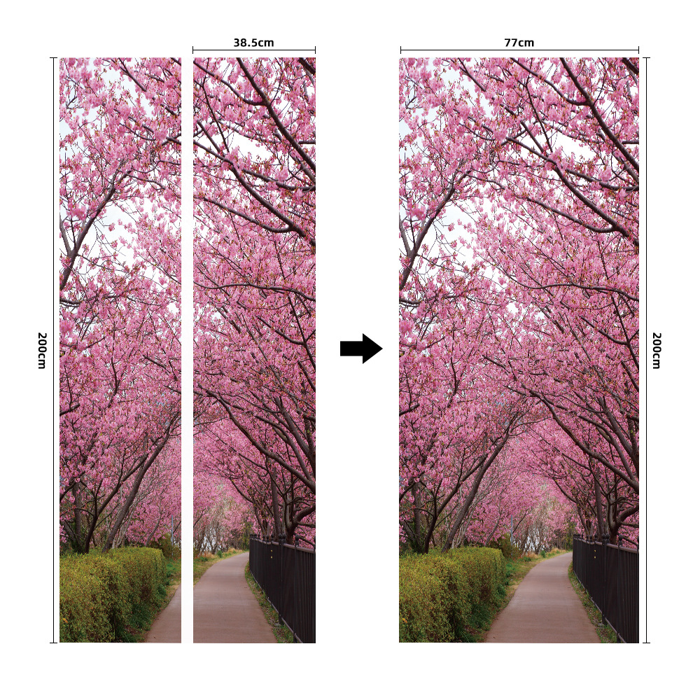 Pegatinas para puertas 3D respetuosas con el medio ambiente, autoadhesivos, fabricantes de origen al por mayor, patrones populares transfronterizos de alta definición, adhesivos para puertas impermeables, a prueba de aceite y antiincrustantes