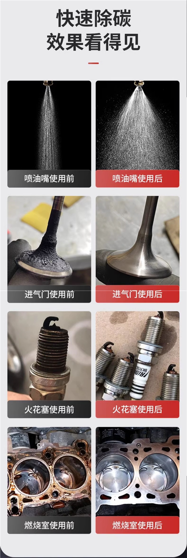 Carfu Motorcycle Fuel Treasure Gasoline Additive for Removing Carbon Deposits, Fuel Saving, Power Boosting, and Oil Line Cleaning Without Disassembly