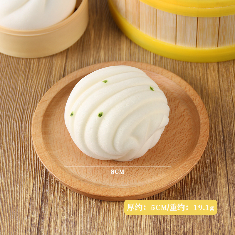 中国式puスロースプリングシミュレーション食品饅頭饅頭花巻模型玩具解凍減圧つまんで遊ぶ|undefined