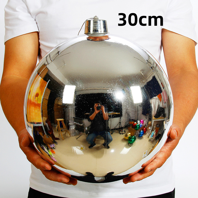 Dragón Tigre Bola de Navidad decoraciones del árbol de Navidad gran Bola brillante galvanoplastia bola de color bola colgante centro comercial bar decoración del techo