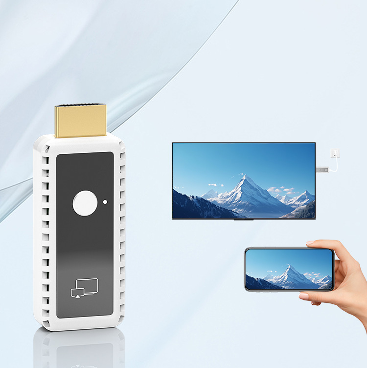 跨境hdmi无线投屏器5G双频1080P手机电视机同屏器教学会议投屏器