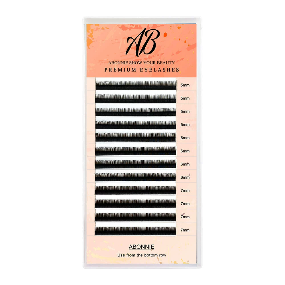 Caramel coffee soft mixed brown eyelash extension for eyelashes, false eyelashes