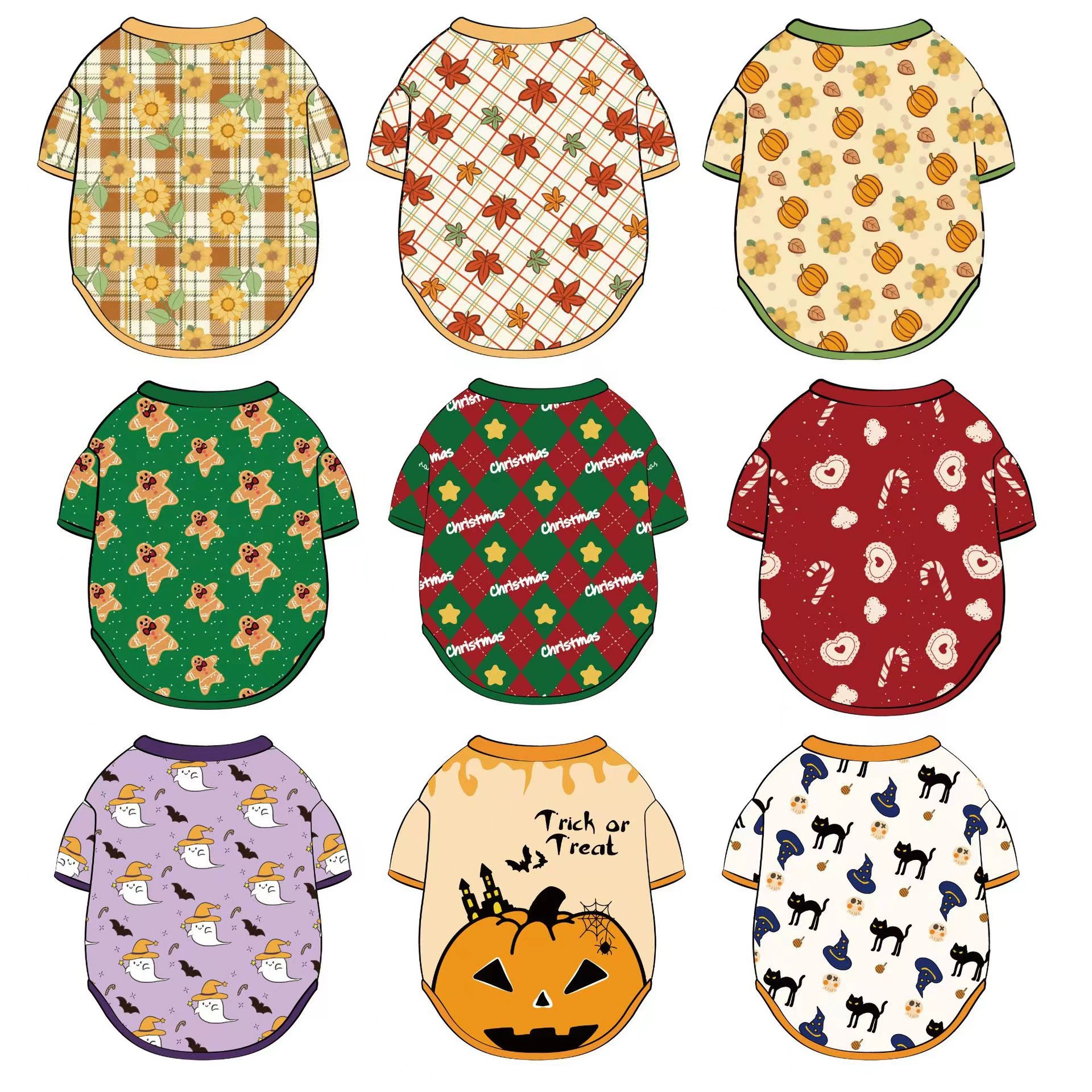 Амазонка Рождественская домашняя одежда Хэллоуин маленькая собака свитер