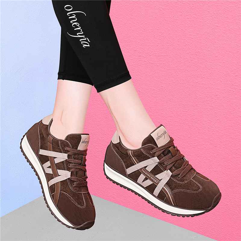 Fleece-lined 2025 Autumn/Winter New Fashion Versatile Flat Casual Comfortable Sneakers Women's Shoes_vogvips.com