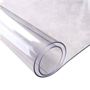 Spot Industrial Grade Pvc Crystal Plate Wear-Resistant and Oil-Proof Office Console Mat Fire-Retardant Transparent Pvc Soft Board