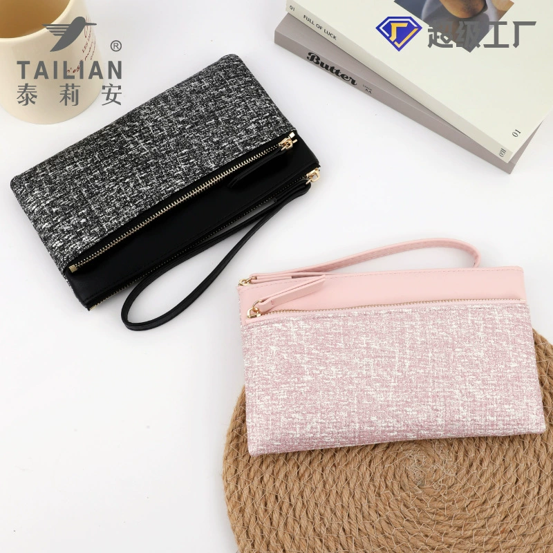 Новый итальянский женский кошелек для монет в стиле ins, сумка для хранения, оптовая продажа, модная простая короткая сумка-клатч для женщин