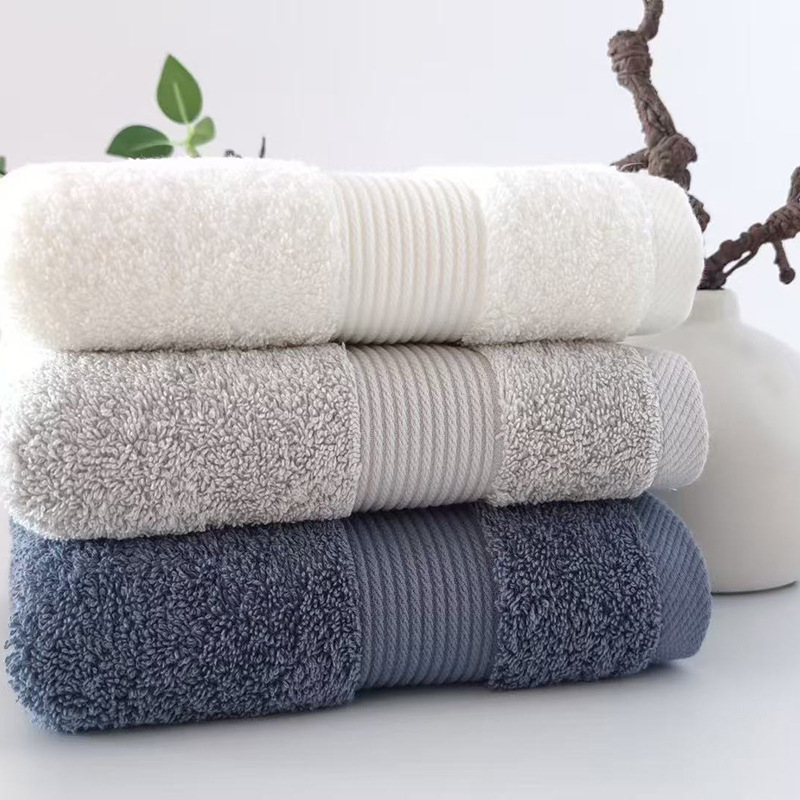 Five-Star Hotel Pure Cotton Towels and Bath Towels Are Enlarged, Thickened, Fluffy, Soft, Absorbent, Quick-Drying, High-Quality Bathroom Supplies Five-Star Hotel Pure Cotton Towels and Bath Towels Are Enlarged, Thickened, Fluffy, Soft, Absorbent, Quick-Drying, High-Quality Bathroom Supplies