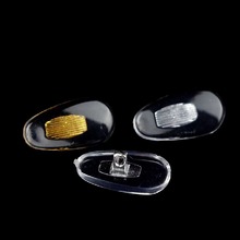 眼镜鼻托批发PVC铝芯托叶普通眼镜托叶鼻托上螺丝眼镜配件厂家