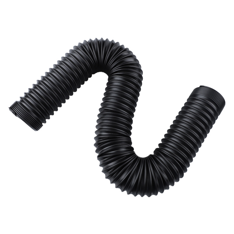 Steel wire corrugated pipe car modification 50/63/76MM air intake telescopic pipe air guide hose air intake air guide elbow 1M