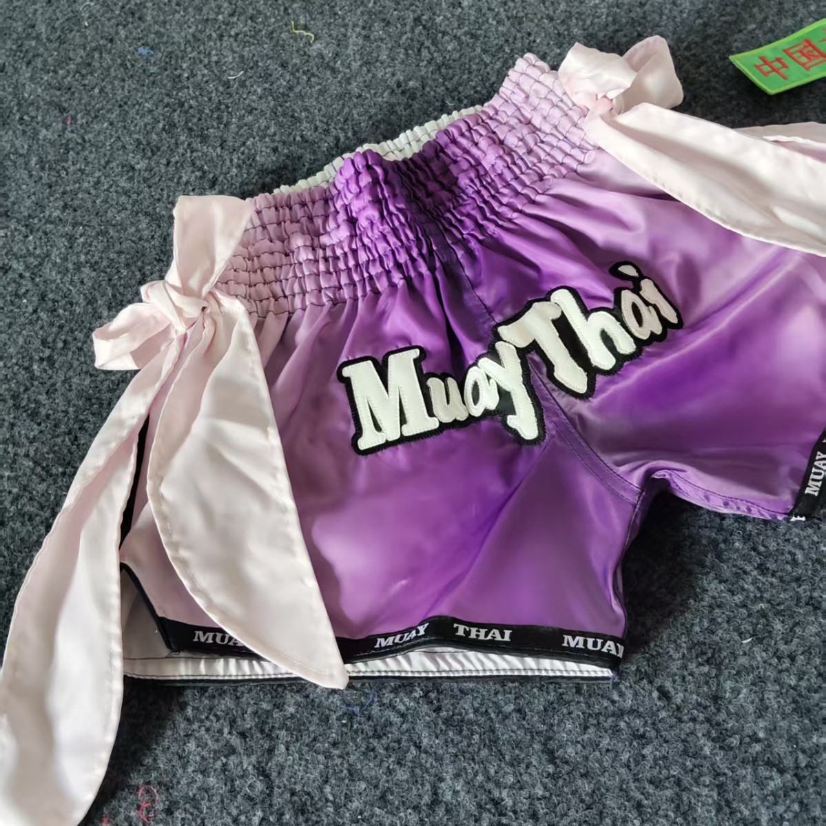 Muay Thai shorts, combat shorts, training and competition shorts for children and adults, boxing shorts, purple gradient series