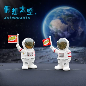 Avtomobil Bəzəkləri Astronavt Günəş yellənən Avtomobil Mərkəzi Konsol Bəzək Ləvazimatları