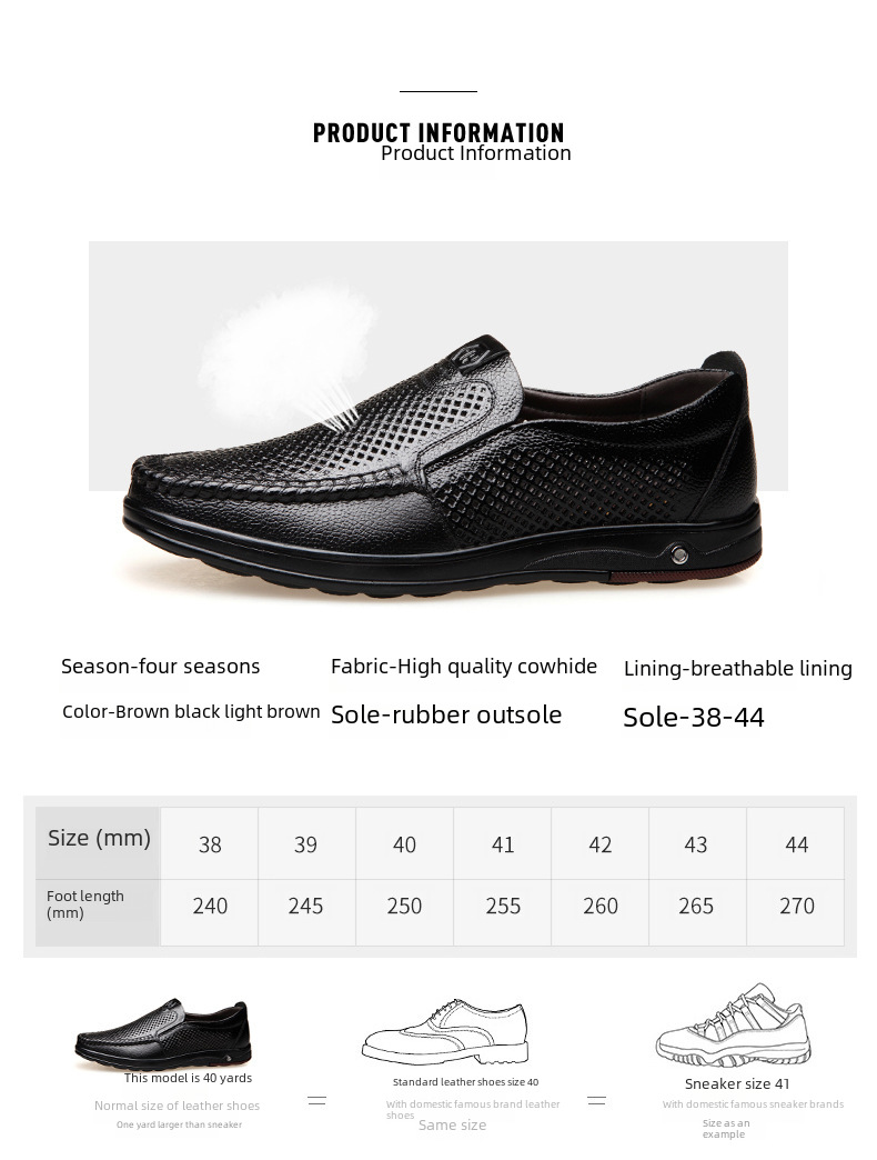 Men's Leather Shoes 5