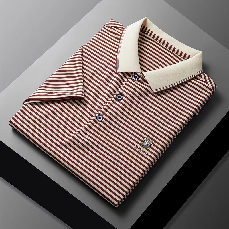 Cross Border high quality Short Sleeve Polo Shirt Soft Fabric M L XL XXL XXXL XXXXL Men's Polo Shirt