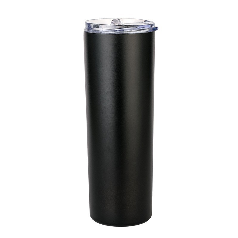 Comercio exterior creativo transfronterizo caliente sublimación recta flaca tumbler de acero inoxidable 304 taza de moda taza de agua 20OZ