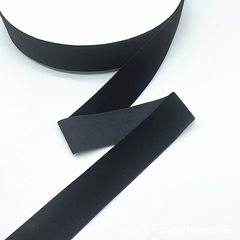 2.7 Métro / paquete de terciopelo de 38 mm boda hecha a mano cinta embalaje de regalo arco DIY decoración de fiesta Santa