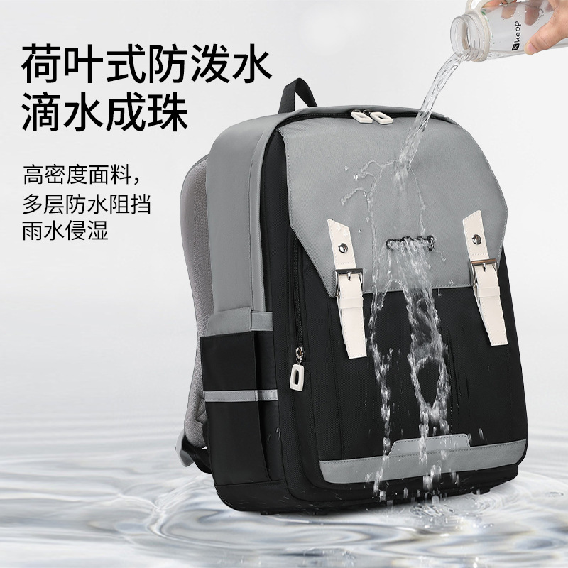 Cool Baby Reduce la carga y protege la columna Mochila de nube ultraligera Mochila de moda para estudiantes de secundaria Mochila de mochila unisex nuevo