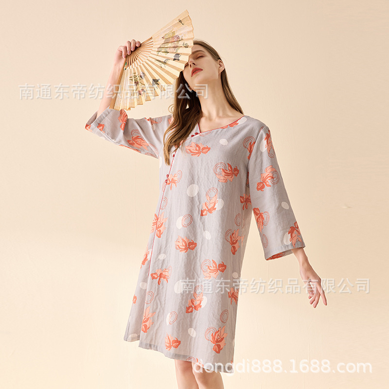 【断号福祉】春夏純綿カップルパジャマ