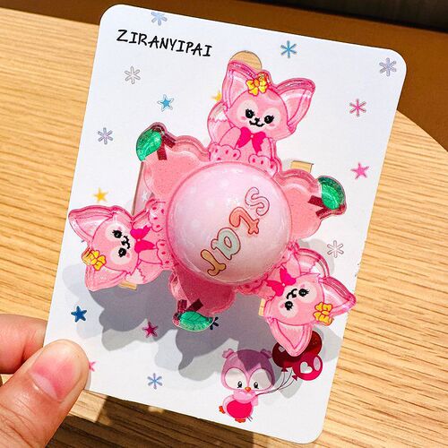 Children's Rotating Pop Pop Circle Lighted Top Bracelet for Boys and Girls, Princess Jewelry, Birthday Gift, Festival Small Gift