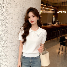��ʽ��ɫpolo���˿����T��Ů�ļ�2026�¿�������ݷ�����������